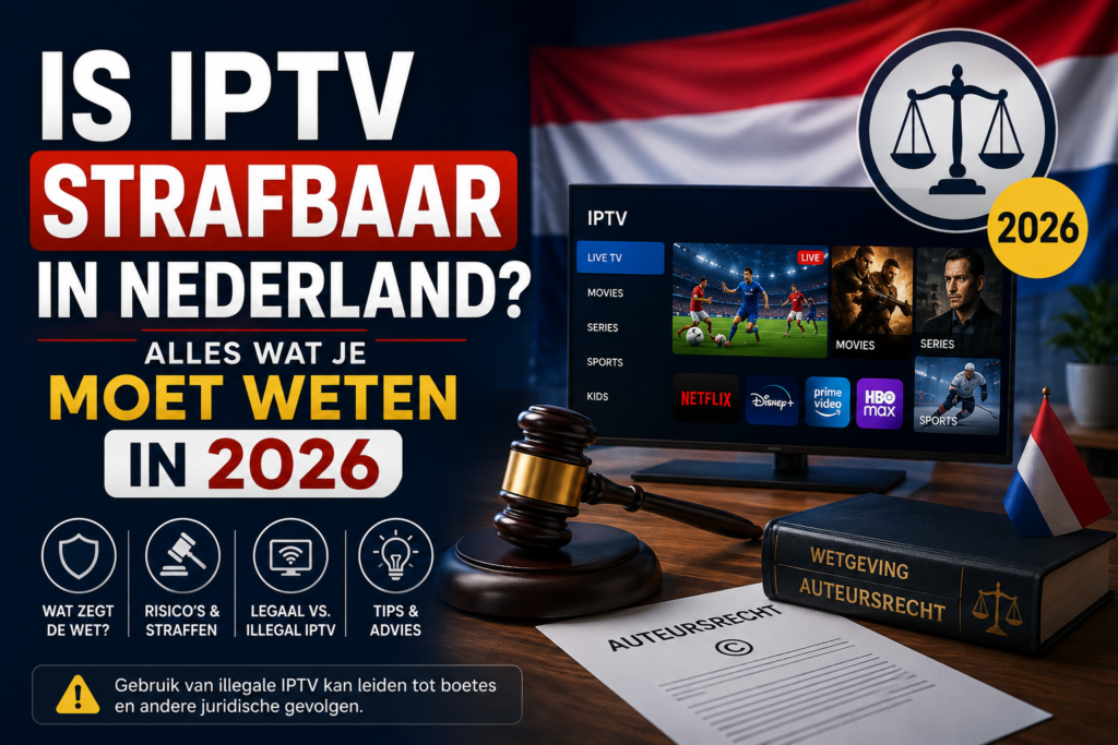 Is IPTV Strafbaar in Nederland? Alles wat je Moet Weten in 2026